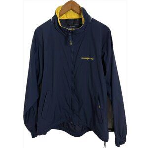 Henri Lloyd Sailing Jacket Mens L Navy Waterproof Windbreaker Marine Coastal
